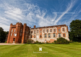 Farnham Castle Brochure