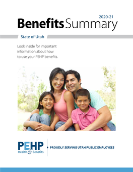 Benefits Summary State of Utah