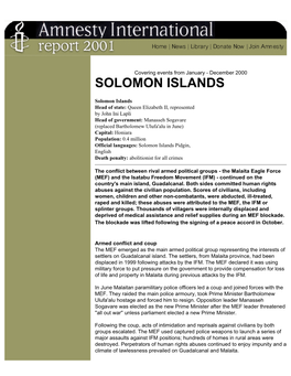 Solomon Islands