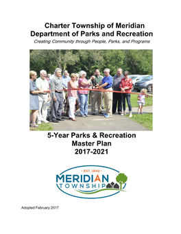 5-Year Parks & Recreation Master Plan 2017-2021