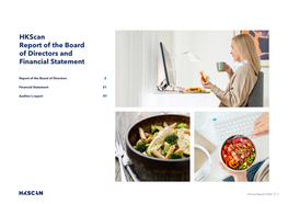 Report of the Board of Directors and Financial Statement 2020