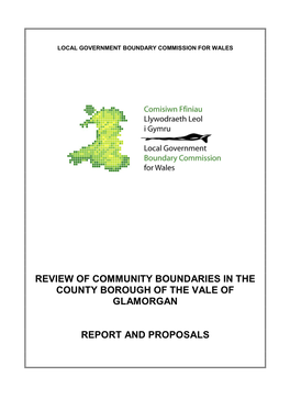 Vale of Glamorgan Draft Proposals