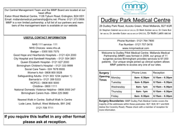 Dudley Park Medical Centre Bers of the Management Team Is Available on Our Website
