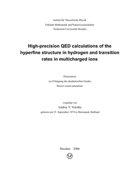 High-Precision QED Calculations of the Hyperfine Structure in Hydrogen