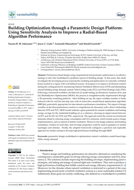 Building Optimization Through a Parametric Design Platform: Using Sensitivity Analysis to Improve a Radial-Based Algorithm Performance