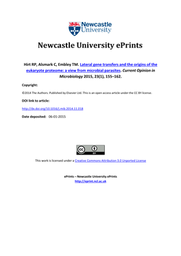 Newcastle University Eprints