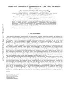 Arxiv:1703.03286V1 [Gr-Qc] 7 Mar 2017 They Have a ﬁnite Size and Density Proﬁle, Which Leads to an Eﬀective Softening Force at Small Scales [16],[17]