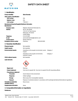 Safety Data Sheet