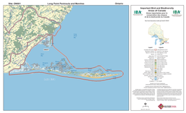 Long Point Peninsula and Marshes ON001 Site: Ontario Important Bird