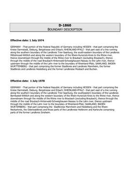 D-1860 Boundary Description