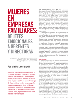 Mujeres En Empresas Familiares