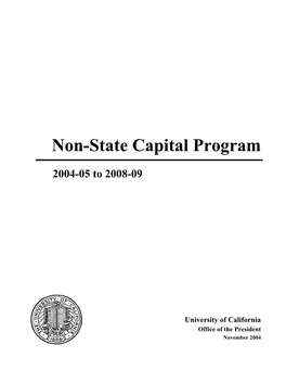 Non-State Capital Program