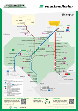 Vogtlandbahn-Linienplan Ab 13.12.2020