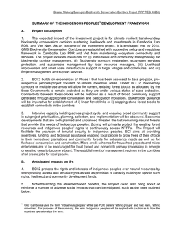 IPDF: Regional: Greater Mekong Subregion Biodiversity