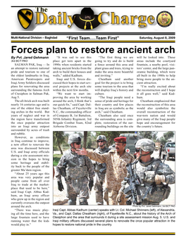 Forces Plan to Restore Ancient Arch by Pvt