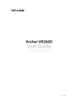 Archer VR2600(EU)