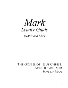 Mark-Leader-Guide-NASB-And-ESV