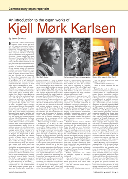 An Introduction to the Organ Works of Kjell Mørk Karlsen by James D