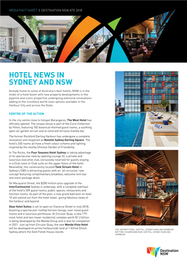 Media Fact Sheet | Destination Nsw Ate 2018