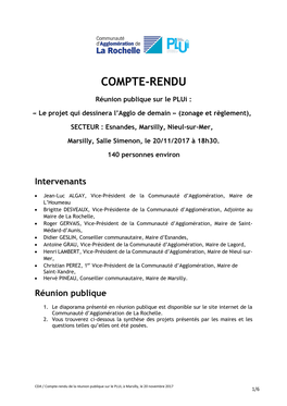 Compte-Rendu