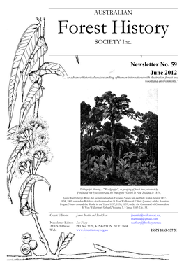 AFHS Newsletter No. 59 June 2012