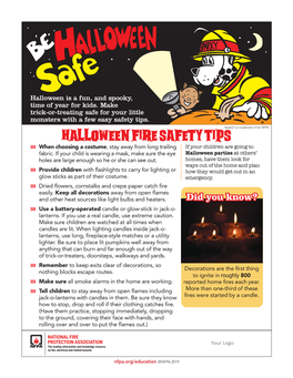 Halloween Safety Tips