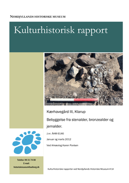 Kulturhistorisk Rapport