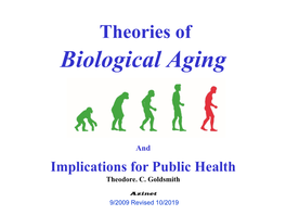 Biological Aging Theories