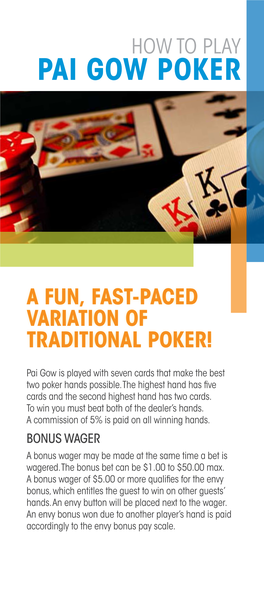 Pai Gow Poker