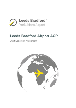 Leeds Bradford Airport ACP Draft Letters of Agreement
