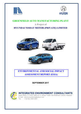 A Project of HYUNDAI NISHAT MOTOR (PRIVATE) LIMITED