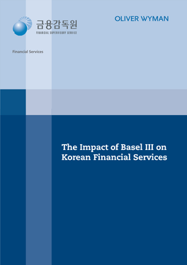 The Impact of Basel III on Korean Financial Services