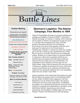 Battle Lines October