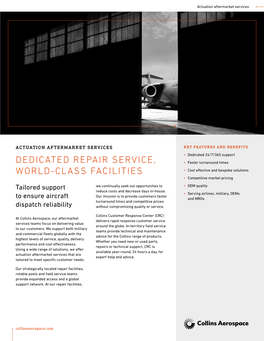 Actuation Aftermarket Services