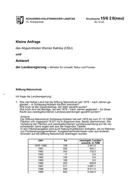 Drucksache 15/6 2 8(Neu) 15