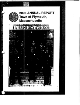 Annual Report of the Town of Plymouth, MA for the Year Ending