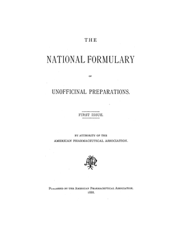 National Formulary