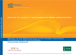 EUA Review Reports of Other Irish Universities