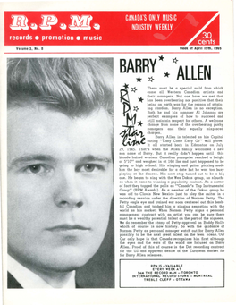 Volume 3, No. 8 Week of April 19Th, 1965