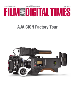 AJA CION Factory Tour