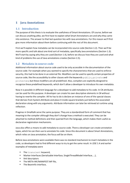 1 Java Annotations