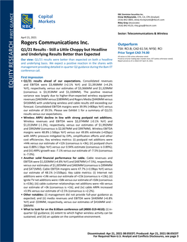 Rogers Communications Inc