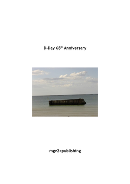 D-Day 68Th Anniversary Mgv2>Publishing