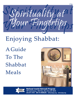 The Shabbat Meals