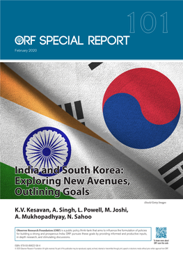India and South Korea: Exploring New Avenues, Outlining Goals