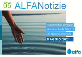 MAGGIO 2021 Acquedotto Alfanotizie