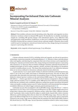 Incorporating Far-Infrared Data Into Carbonate Mineral Analyses