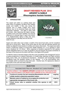 DRAFT REVISED PLAN 2014 ARGENT & SABLE Rheumaptera