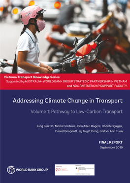 Addressing Climate Change in Transport