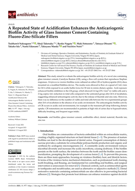 A Repeated State of Acidification Enhances the Anticariogenic